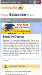 Mobile Screenshot of cypruseducation.info