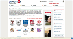 Desktop Screenshot of cypruseducation.com
